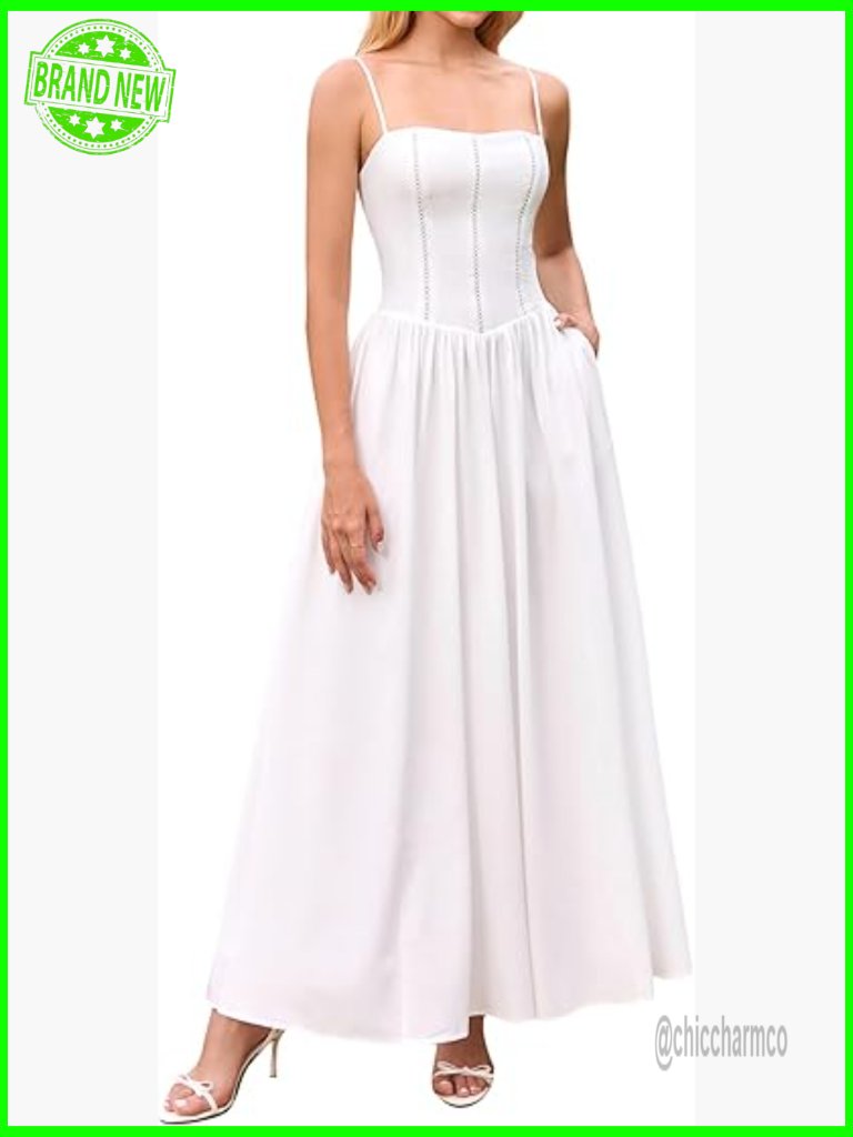 Floral Corset Maxi Dress Lace Up A Line Summer Wedding Guest Dress